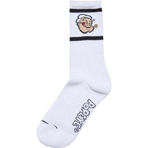 Merchcode Popeye Socks 2-Pack heathergrey/white 43-46