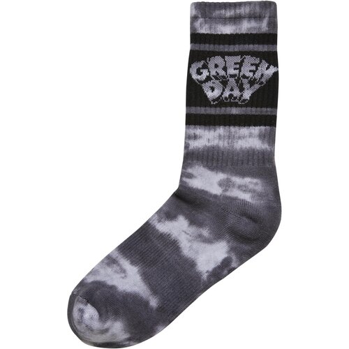 Merchcode Green Day Tie Die Socks 2-Pack black/white 43-46