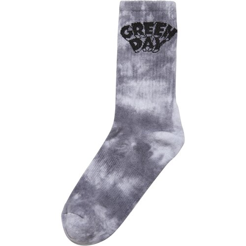 Merchcode Green Day Tie Die Socks 2-Pack black/white 43-46
