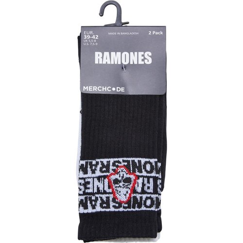 Merchcode Ramones Skull Socks 2-Pack
