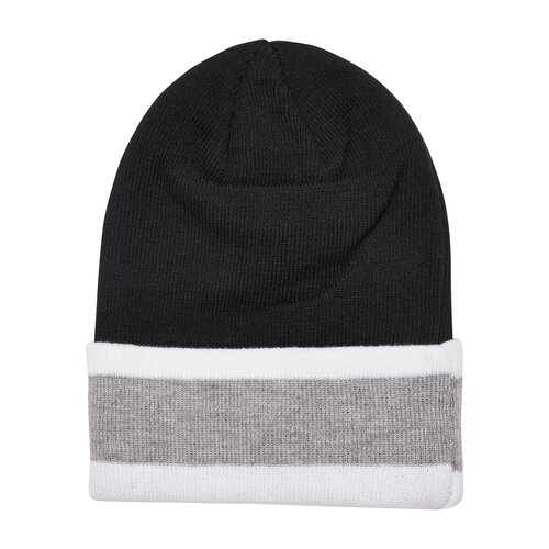 Urban Classics College Team Package Beanie and Scarf black/heathergrey/white one size