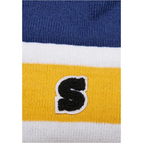 Urban Classics College Team Package Beanie and Scarf spaceblue/californiayellow/wht one size