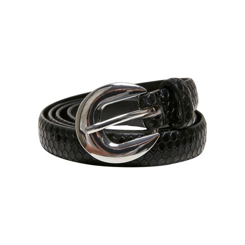 Urban Classics Snake Synthetic Leather Ladies Belt black L/XL