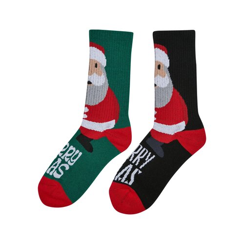 Urban Classics Fancy Santa Socks 2-Pack multicolor 35-38