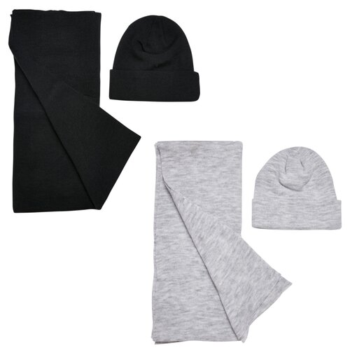 Urban Classics Recycled Basic Beanie and Scarf Set