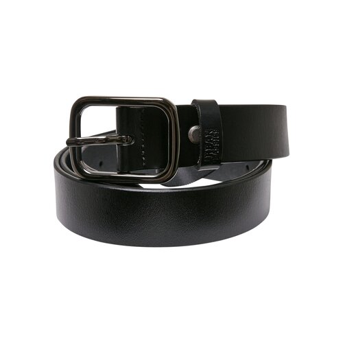 Urban Classics Synthetic Leather Thorn Buckle Business Belt black L/XL