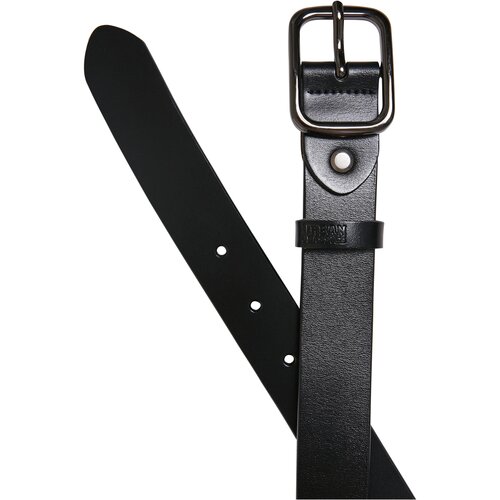 Urban Classics Synthetic Leather Thorn Buckle Business Belt black L/XL