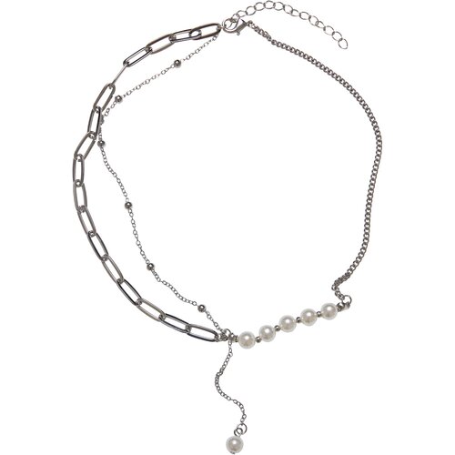 Urban Classics Jupiter Pearl Various Chain Necklace