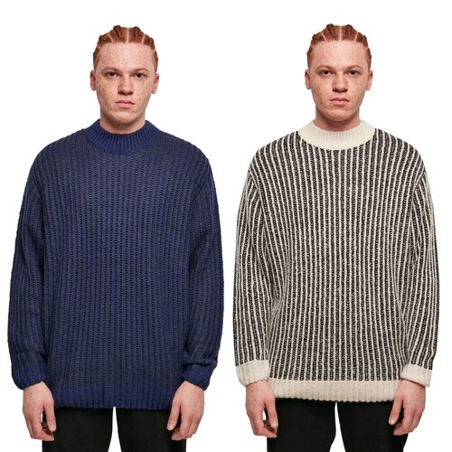 Urban Classics Oversized Two Tone Sweater