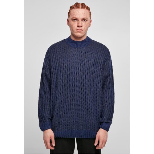 Urban Classics Oversized Two Tone Sweater darkblue/midnightnavy L