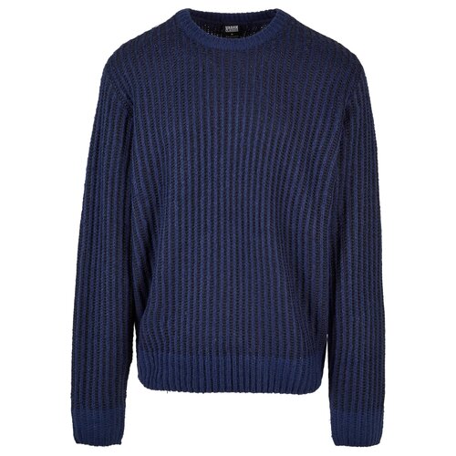 Urban Classics Oversized Two Tone Sweater darkblue/midnightnavy L