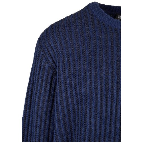 Urban Classics Oversized Two Tone Sweater darkblue/midnightnavy L