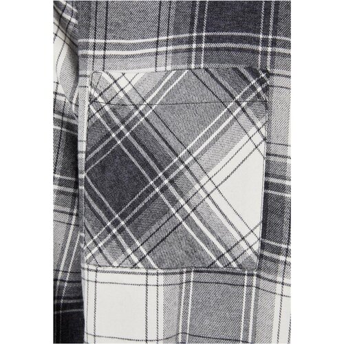 Urban Classics Mock Check Shirt whitesand/black S