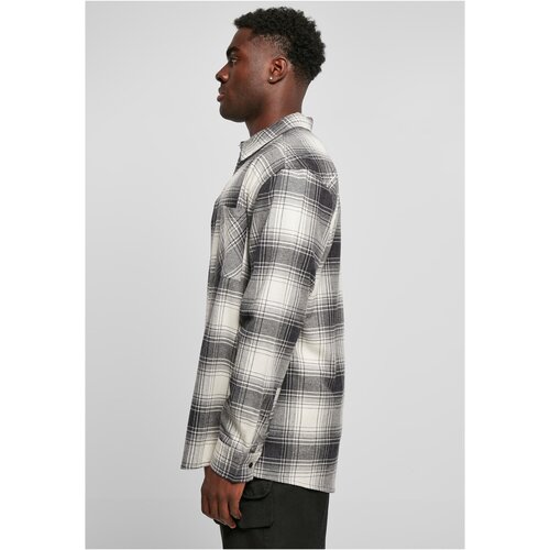 Urban Classics Mock Check Shirt whitesand/black S