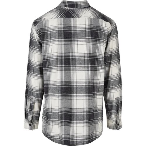 Urban Classics Mock Check Shirt whitesand/black S