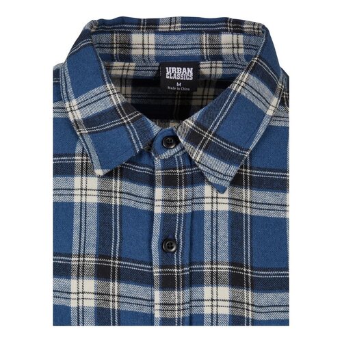 Urban Classics Lake Check Shirt darkblue/whitesand S