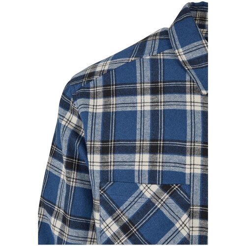 Urban Classics Lake Check Shirt darkblue/whitesand S