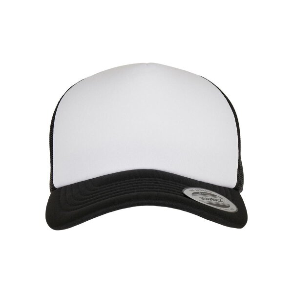 Yupoong YP Classics® Curved Foam Trucker Cap – White Front