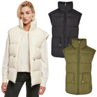 Urban Classics Ladies Waisted Puffer Vest