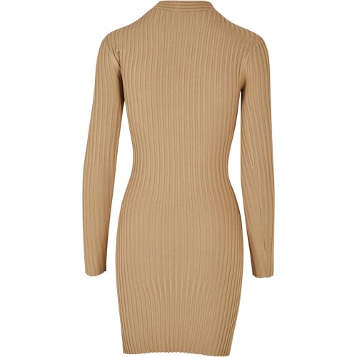 Urban Classics Ladies Crossed Rib Knit Dress unionbeige XL