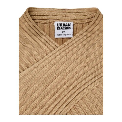 Urban Classics Ladies Crossed Rib Knit Dress unionbeige XL