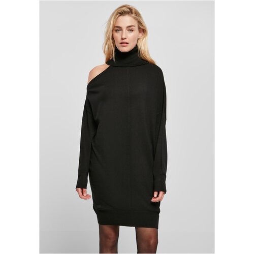 Urban Classics Ladies One Shoulder Knit Dress black L