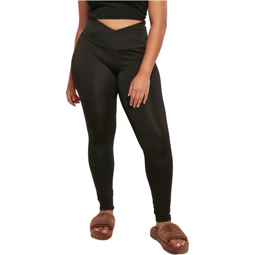 Urban Classics Ladies Recycled V Waist Leggings black 5XL