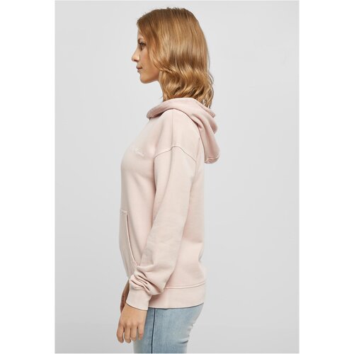 Urban Classics Ladies Small Embroidery Terry Hoody pink XXL