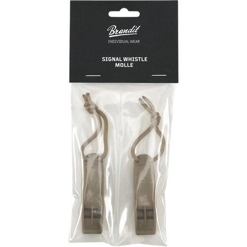 Brandit Signal Whistle Molle  2 Pack camel one size