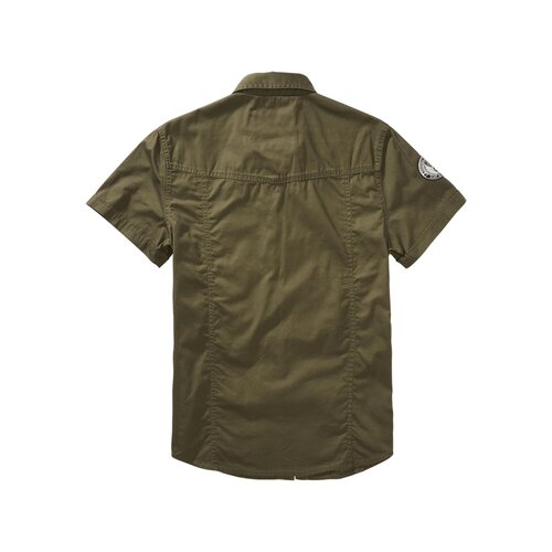 Brandit Luis Vintage Shirt Short Sleeve olive 5XL