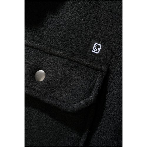 Brandit Jeff Fleece Shirt Long Sleeve black 3XL