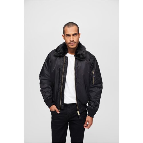 Brandit MA2 Jacket Fur Collar black 3XL