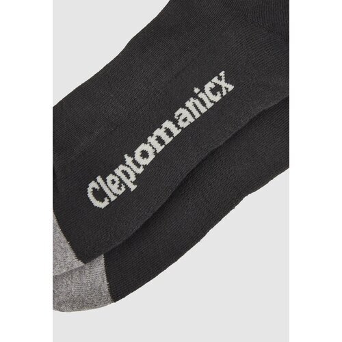 Cleptomanicx Socks 2Pack Gull 2 Pack Heather Gray / Blue Graphite 38-41