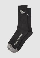 Cleptomanicx Socks 2Pack "Gull 2 Pack" Heather Gray / Blue Graphite 38-41