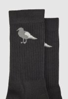 Cleptomanicx Socks 2Pack "Gull 2 Pack" Heather Gray / Blue Graphite 38-41