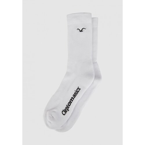 Cleptomanicx Socks 2Pack Ligull 2 Pack White/Black 38-41
