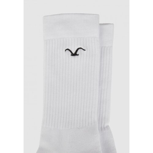 Cleptomanicx Socks 2Pack Ligull 2 Pack White/Black 38-41
