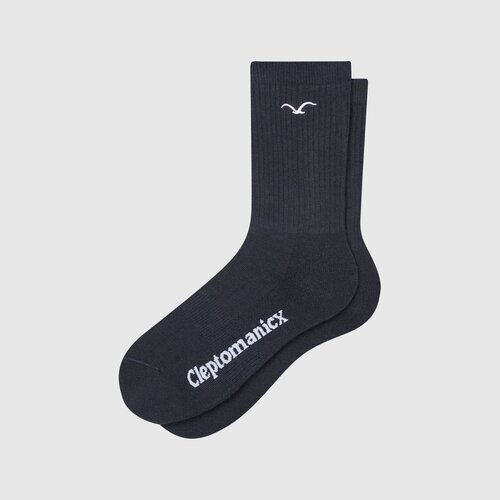 Cleptomanicx Socks 2Pack Ligull 2 Pack Black/Black 42-46