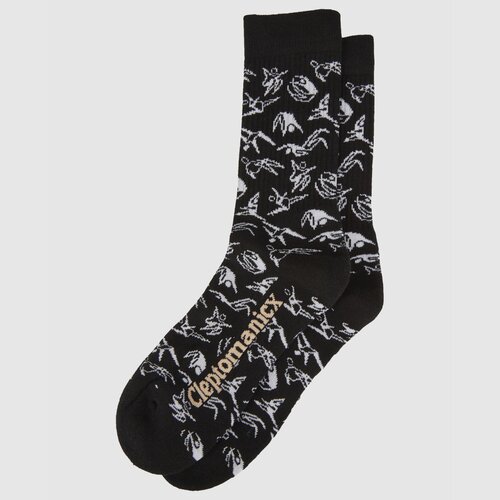 Cleptomanicx Socks Dance Black 38-41