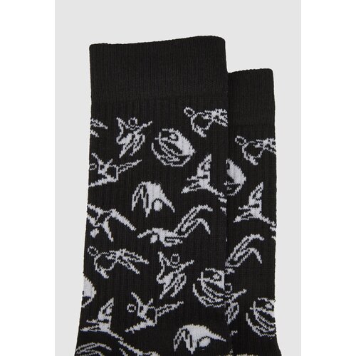 Cleptomanicx Socks Dance Black 38-41