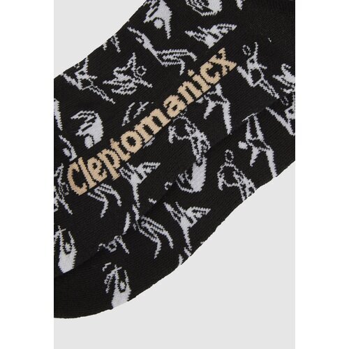 Cleptomanicx Socks Dance Black 38-41