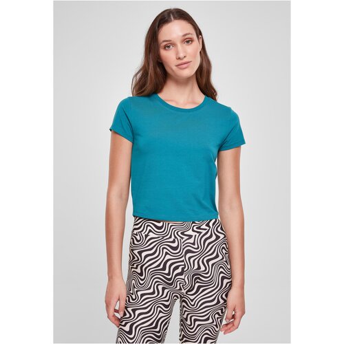 Urban Classics Ladies Stretch Jersey Cropped Tee watergreen XXL