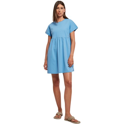 Urban Classics Ladies Organic Empire Valance Tee Dress horizonblue XS