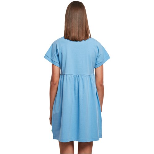 Urban Classics Ladies Organic Empire Valance Tee Dress horizonblue XS