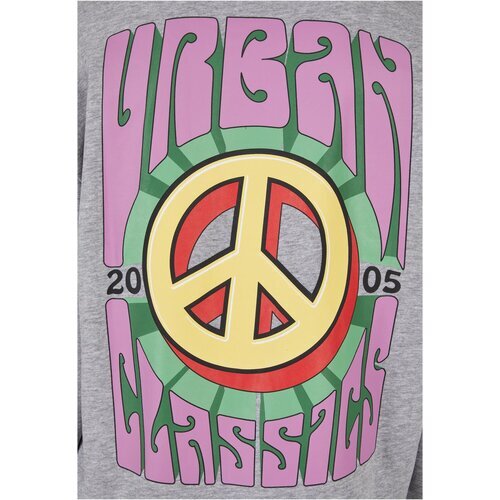 Urban Classics Big Peace Hoody grey L