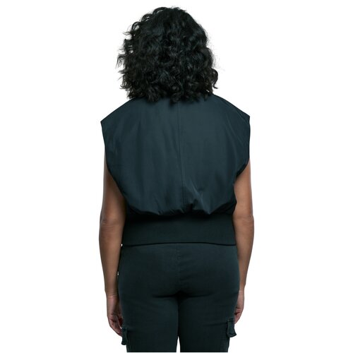 Urban Classics Ladies Recycled Short Bomber Vest black 3XL