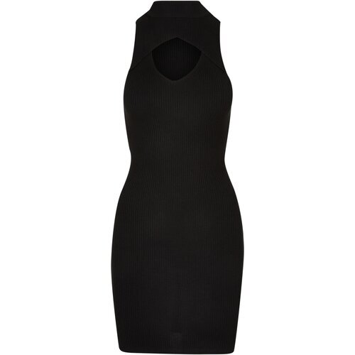 Urban Classics Ladies Cut Out Sleevless Dress black L