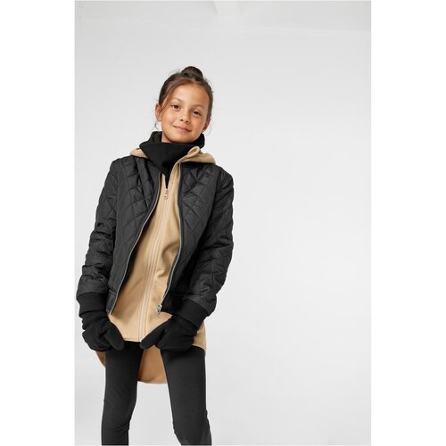 Urban Classics Kids Girls Diamond Quilt Nylon Jacket black 110/116