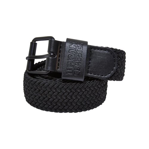 Urban Classics Kids Elastic Belt Set Kids black/bodegagreen S/M