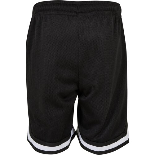 Urban Classics Kids Boys Stripes Mesh Shorts black 110/116